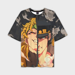 Мужская футболка оверсайз Dio Brando x Jotaro