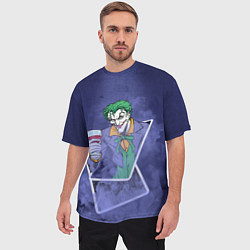 Футболка оверсайз мужская Joker from cards, цвет: 3D-принт — фото 2