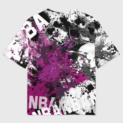 Мужская футболка оверсайз Лос-Анджелес Лейкерс, Los Angeles Lakers / 3D-принт – фото 2