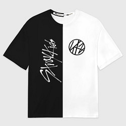 Футболка оверсайз мужская Stray Kids, цвет: 3D-принт