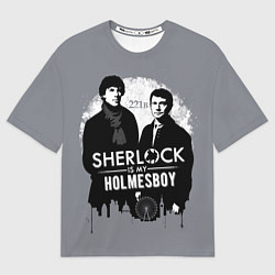 Мужская футболка оверсайз Sherlock Holmesboy