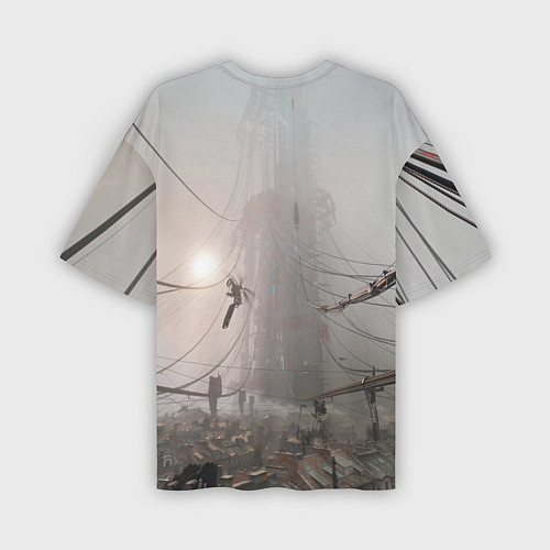 Мужская футболка оверсайз HALF-LIFE / 3D-принт – фото 2