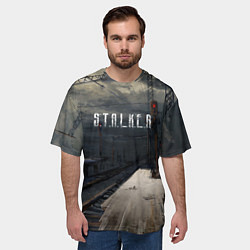 Футболка оверсайз мужская НОВЫЙ СТАЛКЕР, цвет: 3D-принт — фото 2