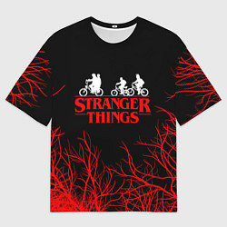 Футболка оверсайз мужская STRANGER THINGS, цвет: 3D-принт