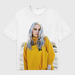 Футболка оверсайз мужская BILLIE EILISH, цвет: 3D-принт