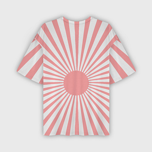 Мужская футболка оверсайз Убийца розового солнца / 3D-принт – фото 2