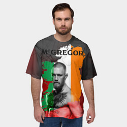 Футболка оверсайз мужская Конор, цвет: 3D-принт — фото 2