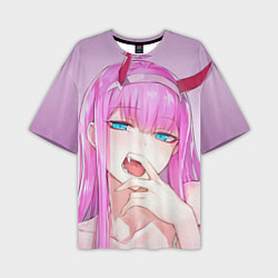 Мужская футболка оверсайз Ahegao