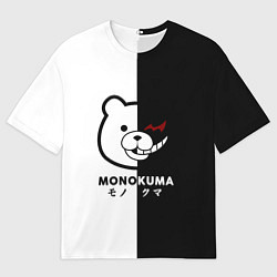 Футболка оверсайз мужская Monokuma, цвет: 3D-принт