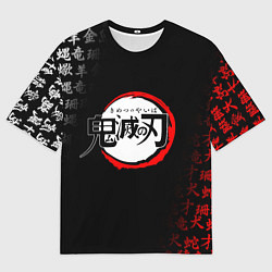 Футболка оверсайз мужская KIMETSU NO YAIBA, цвет: 3D-принт