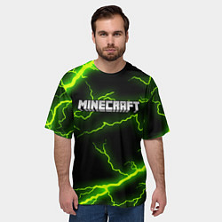 Футболка оверсайз мужская MINECRAFT STORM, цвет: 3D-принт — фото 2