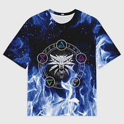 Футболка оверсайз мужская ВЕДЬМАК, цвет: 3D-принт