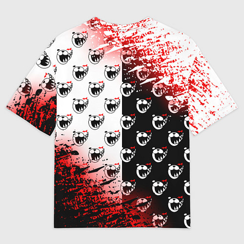 Мужская футболка оверсайз MONOKUMA / 3D-принт – фото 2