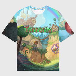 Мужская футболка оверсайз Terraria