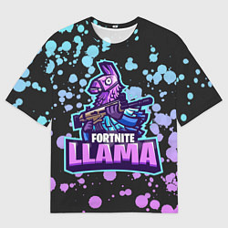 Мужская футболка оверсайз Fortnite LLAMA