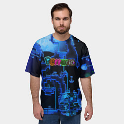 Футболка оверсайз мужская Terraria, цвет: 3D-принт — фото 2
