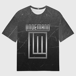Футболка оверсайз мужская LINDEMANN, цвет: 3D-принт