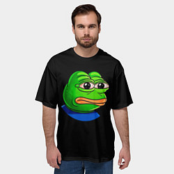 Футболка оверсайз мужская Frog, цвет: 3D-принт — фото 2