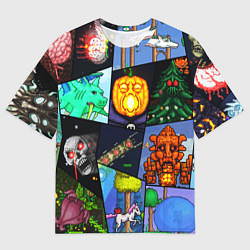 Футболка оверсайз мужская Terraria allpic, цвет: 3D-принт