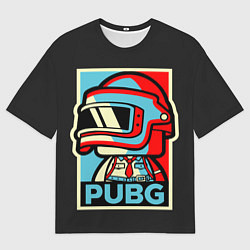 Мужская футболка оверсайз PUBG