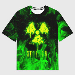 Футболка оверсайз мужская STALKER 2, цвет: 3D-принт