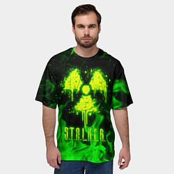 Футболка оверсайз мужская STALKER 2, цвет: 3D-принт — фото 2