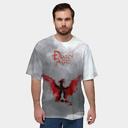 Футболка оверсайз мужская Dragon Age, цвет: 3D-принт — фото 2