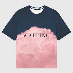 Мужская футболка оверсайз WAITING