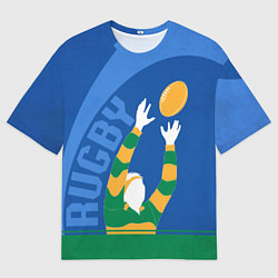 Мужская футболка оверсайз Регби