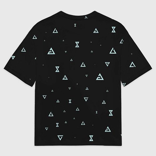 Мужская футболка оверсайз Witchersigns / 3D-принт – фото 2