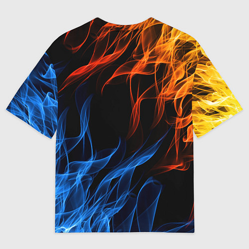 Мужская футболка оверсайз PORTAL / 3D-принт – фото 2