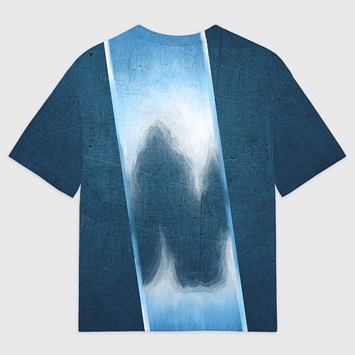 Мужская футболка оверсайз Гандболистка / 3D-принт – фото 2