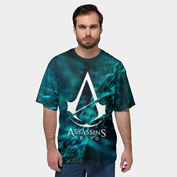 Футболка оверсайз мужская ASSASSINS CREED, цвет: 3D-принт — фото 2