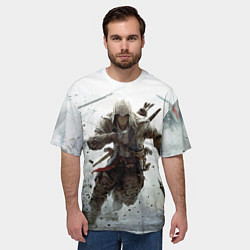 Футболка оверсайз мужская ASSASSINS CREED, цвет: 3D-принт — фото 2