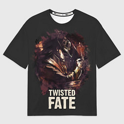 Футболка оверсайз мужская Twisted Fate, цвет: 3D-принт