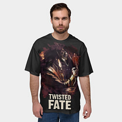 Футболка оверсайз мужская Twisted Fate, цвет: 3D-принт — фото 2