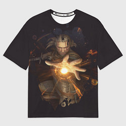 Мужская футболка оверсайз Ведьмак