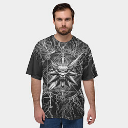 Футболка оверсайз мужская The Witcher, цвет: 3D-принт — фото 2