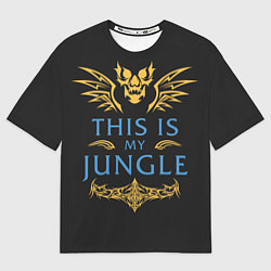 Футболка оверсайз мужская This is my Jungle, цвет: 3D-принт