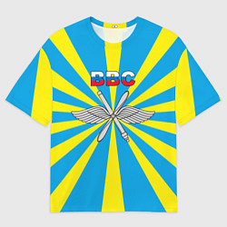 Футболка оверсайз мужская Флаг ВВС, цвет: 3D-принт