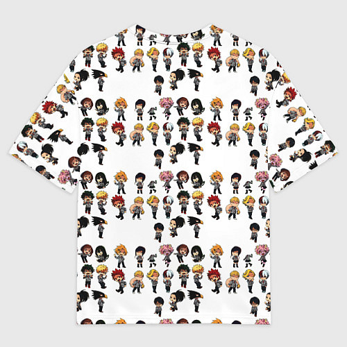 Мужская футболка оверсайз Моя Геройская Академия / 3D-принт – фото 2