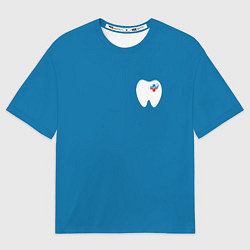 Футболка оверсайз мужская Стоматолог, цвет: 3D-принт