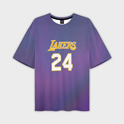 Футболка оверсайз мужская Los Angeles Lakers Kobe Brya, цвет: 3D-принт