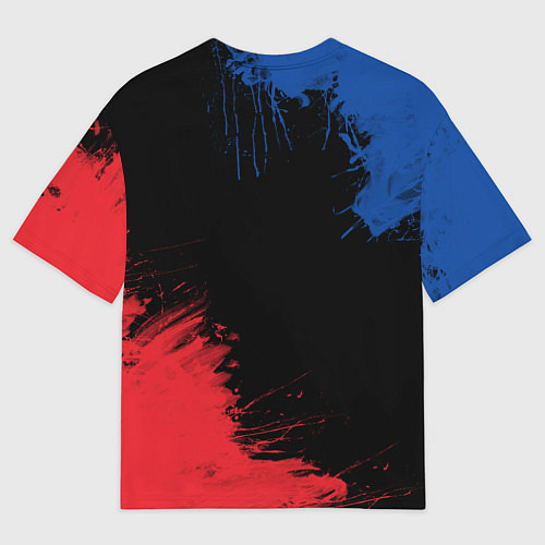 Мужская футболка оверсайз БМВ Мотоспорт / 3D-принт – фото 2