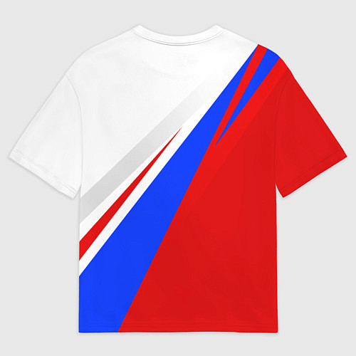 Мужская футболка оверсайз Россия / 3D-принт – фото 2