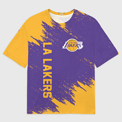 Футболка оверсайз мужская LA LAKERS, цвет: 3D-принт