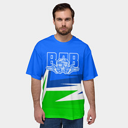 Футболка оверсайз мужская ВДВ, цвет: 3D-принт — фото 2
