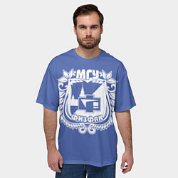 Футболка оверсайз мужская Физфак МГУ, цвет: 3D-принт — фото 2