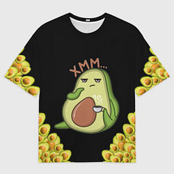 Мужская футболка оверсайз Авокадо