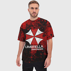 Футболка оверсайз мужская UMBRELLA CORP, цвет: 3D-принт — фото 2